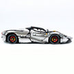 CADA-C61505 1:8 Sports Car LaFerrari Custom Silver Building Block Set 4739pcs Adult Collector Collectible Model Kit