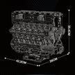 The Ultimate Italian Supercar V12 Engine 4718pcs