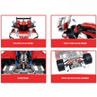 GULY-10615 1:8 Sports Car Porsche 963 Building Block Set 3460pcs Adult Collector Collectible Model Kit