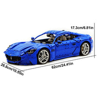 Authorized Maserati Blue supercar