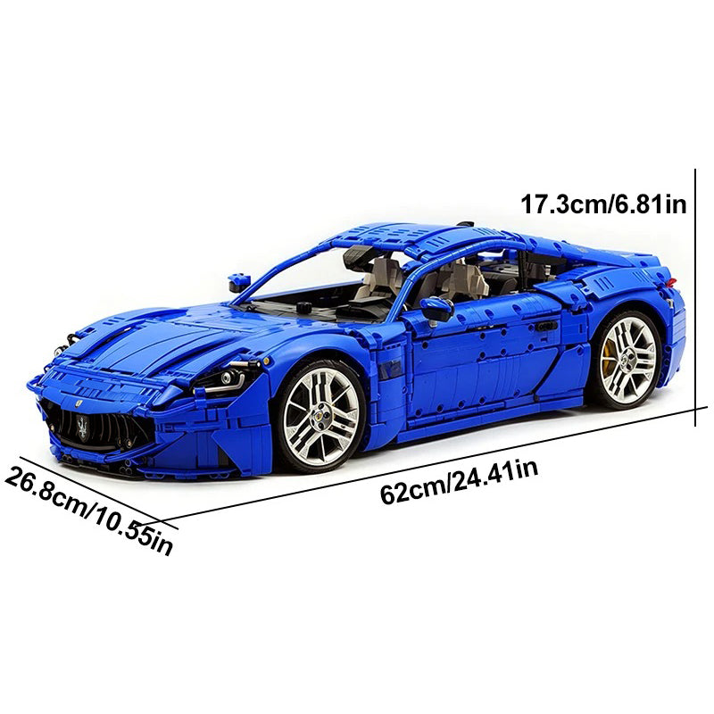 Authorized Maserati Blue supercar