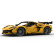 MOC-216686 1:8 Sports Car Corvette ZR1 2025 Building Block Set 3646pcs Collectible Model Kit with Custom Wheels