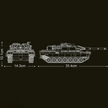 20020S Remote Controlled Leopard 2 Tank 1090pcs