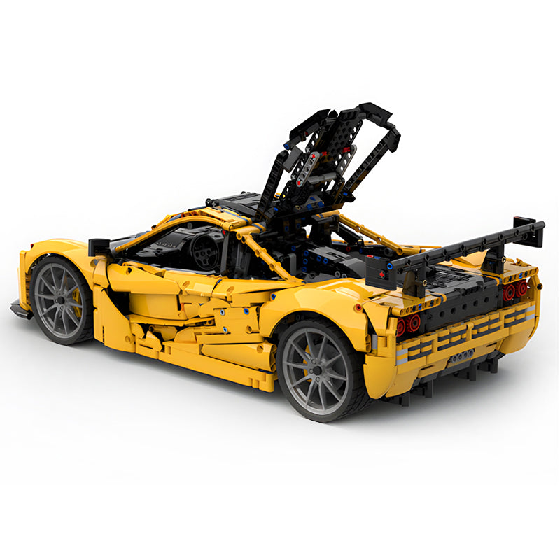 MOC-202525 1:8 Sports Car McLaren F1 GTR Concept Building Block Set 3473pcs Collectible Model Kit with Custom Wheels
