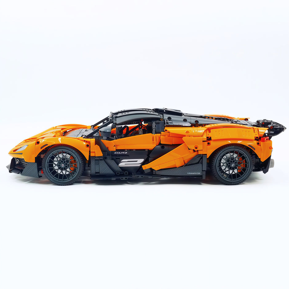 GULY-10650 1:8 Sports Car McLaren W1 Building Block Set 3466pcs Adult Collector Collectible Model Kit