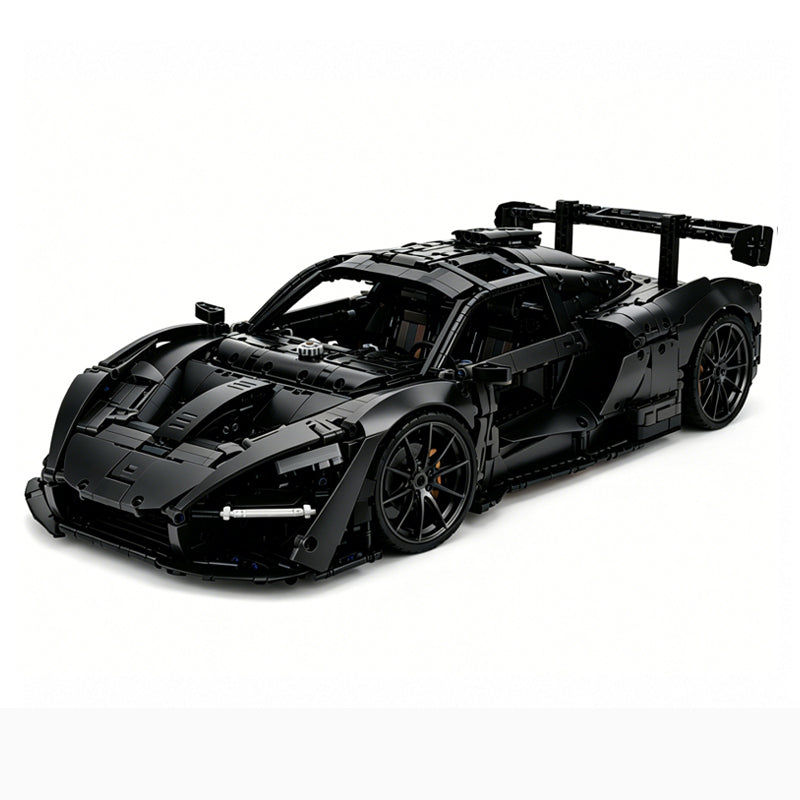 1:8 Scale McLaren Senna-Inspired Supercar MOC Building Blocks Set, 3703-Piece Sports Car Model Kit