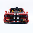 GULY-10637 1:8 Sports Car Dodge Challenger Custom Red Building Block Set 3751pcs Adult Collector Collectible Model Kit
