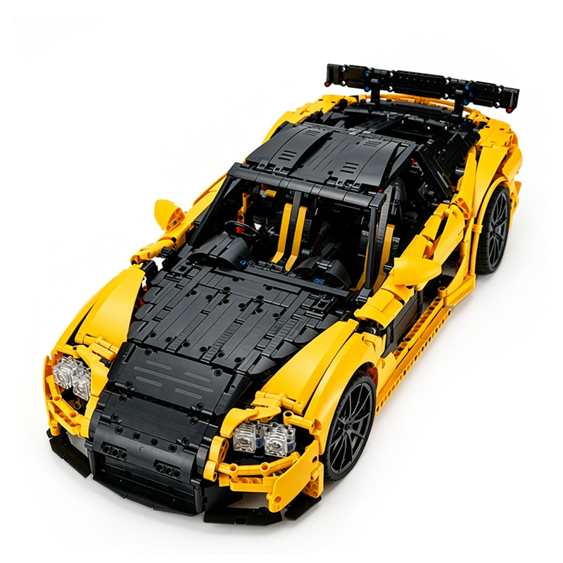 1:8 Scale RX-7-Inspired Supercar MOC Building Blocks Set, 2,943-Piece Sports Car Model Kit