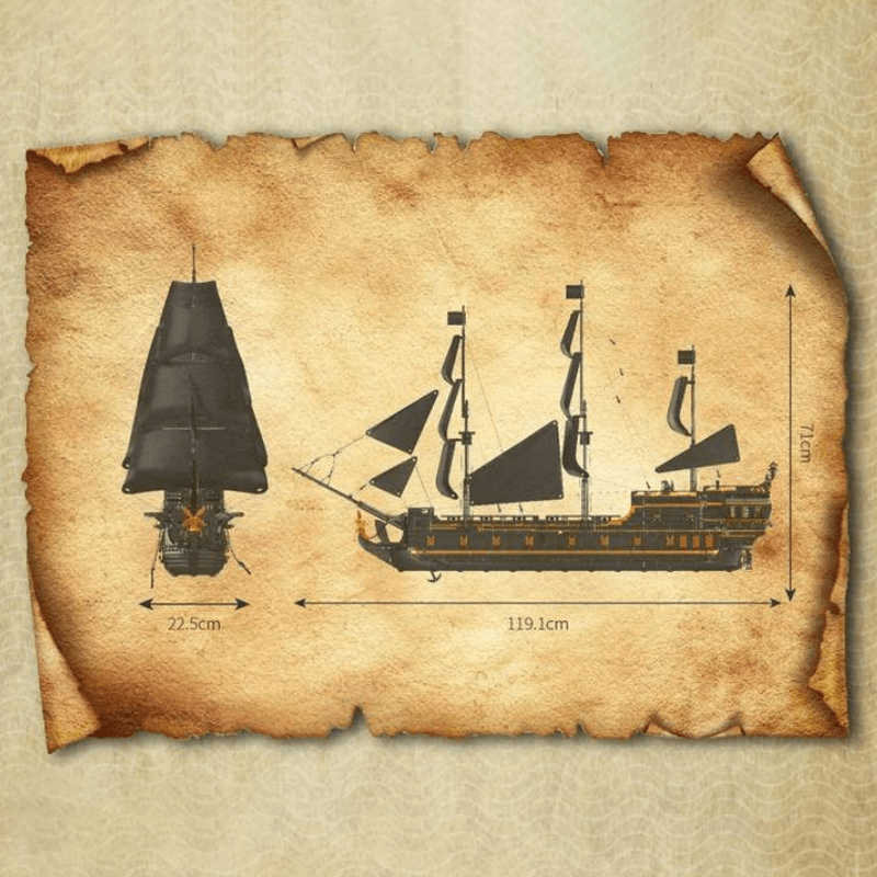 13186 Pirate Ship Black Pearl 5266pcs