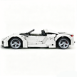 MOC-159171 1:8 Sports Car Porsche 918 Building Block Set 2266pcs Collectible Model Kit with Custom Wheels