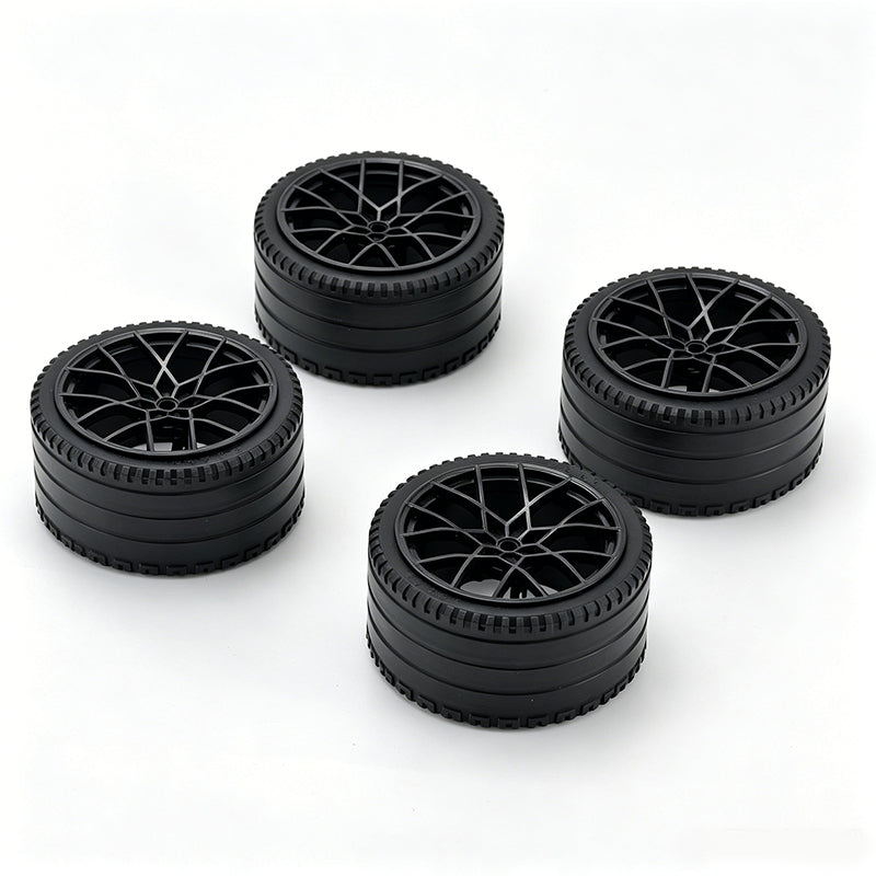 GL05 1:8 Building Block Wheel Rims 6.6×4.4cm, Compatible with Technic 42115 42083, 6 Color Options, MOC Supercar Model Mod Accessories