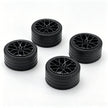 GL05 1:8 Building Block Wheel Rims 6.6×4.4cm, Compatible with Technic 42115 42083, 6 Color Options, MOC Supercar Model Mod Accessories