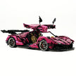 CADA-C61053 1:8 Sports Car Apollo Custom Electroplated Building Block Set 4449pcs Adult Collector Collectible Model Kit