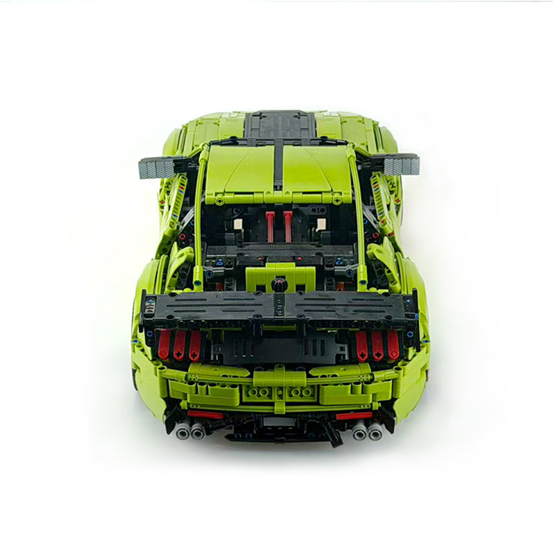 MOC-165802 1:8 Sports Car Ford Mustang Shelby GT500 Concept Building Block Set 3152pcs Collectible Model Kit with Custom Wheels