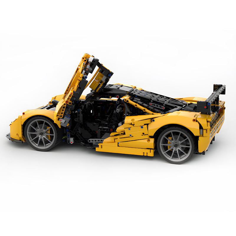 MOC-202525 1:8 Sports Car McLaren F1 GTR Concept Building Block Set 3473pcs Collectible Model Kit with Custom Wheels
