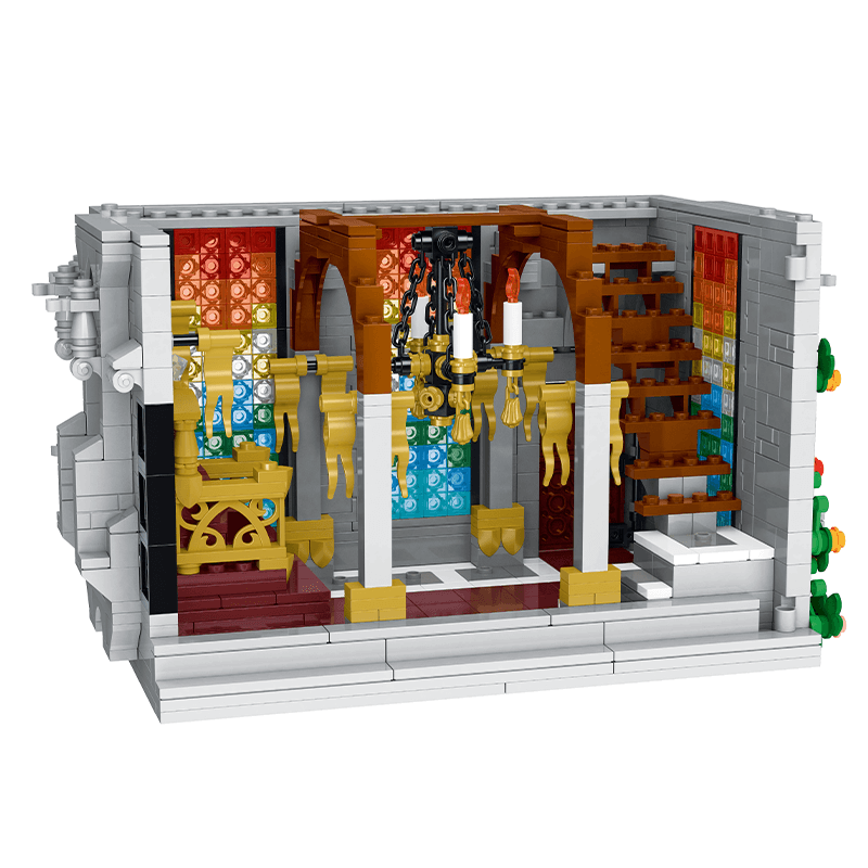 European Medieval Castle building block 8602pcs