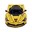 MOC-194680 1:8 Sports Car Ferrari LaFerrari Building Block Set 3636pcs Collectible Model Kit with Custom Wheels