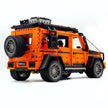 GULY 10642 Technic Off‑Road SUV Building Blocks Set, 1:8 Scale Orange G63 Off‑Road Vehicle Model, 3914 Pcs DIY Assembly MOC Collectible Car Kit for Adult Hobbyists