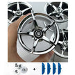 Accessories Wheel Hub Plating Hub Compatible Scale 1:8 Car wheel set