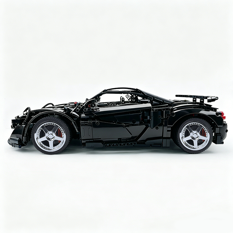 MOC-190653 1:8 Sports Car McLaren 600LT Building Block Set 2688pcs Collectible Model Kit with Custom Wheels