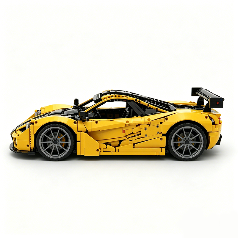 MOC-202525 1:8 Sports Car McLaren F1 GTR Concept Building Block Set 3473pcs Collectible Model Kit with Custom Wheels