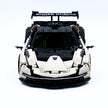 TGL-SCV12 1:8 Sports Car Lamborghini Custom White Building Block Set 4100pcs Adult Collector Collectible Model Kit
