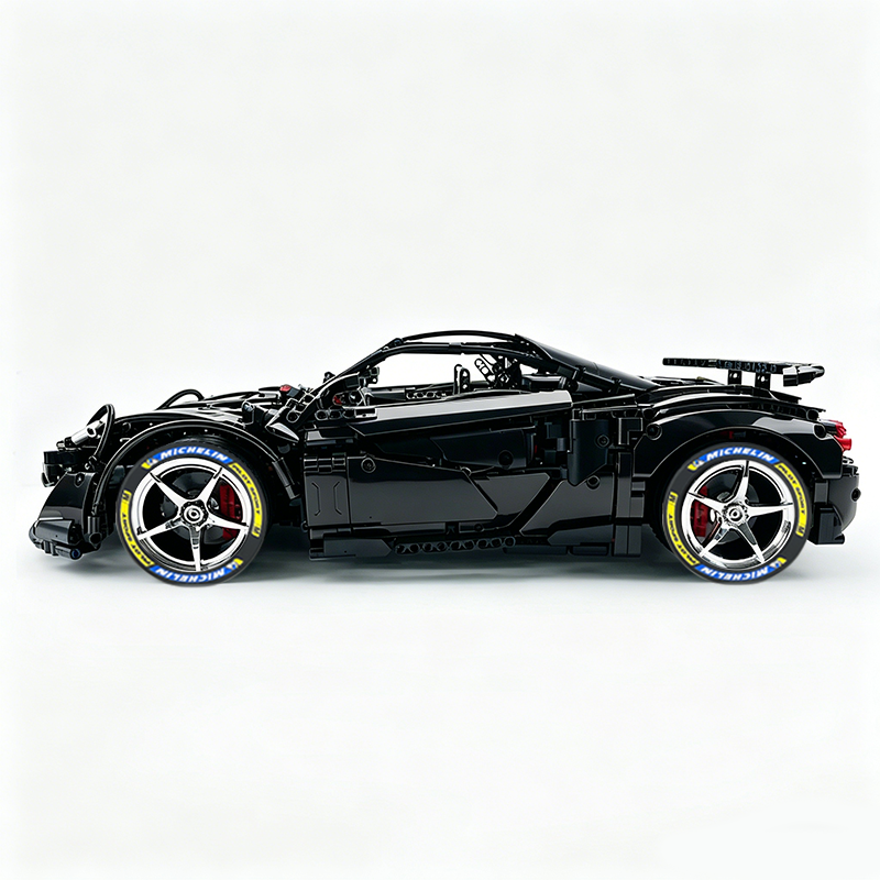 MOC-190653 1:8 Sports Car McLaren 600LT Building Block Set 2688pcs Collectible Model Kit with Custom Wheels