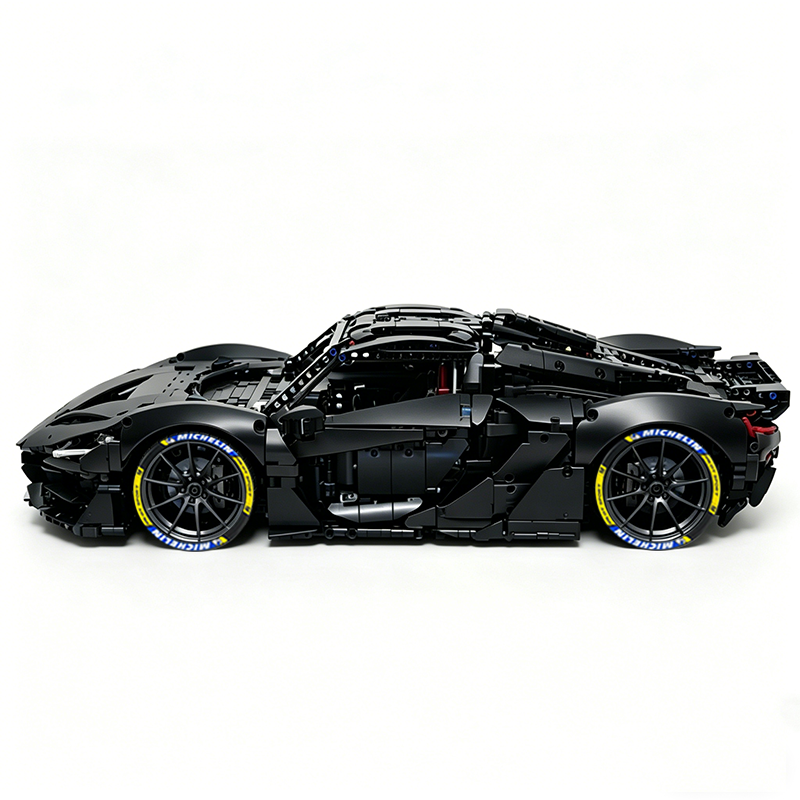 MOC-222472 1:8 Sports Car McLaren W1 Building Block Set 3442pcs Collectible Model Kit with Custom Wheels