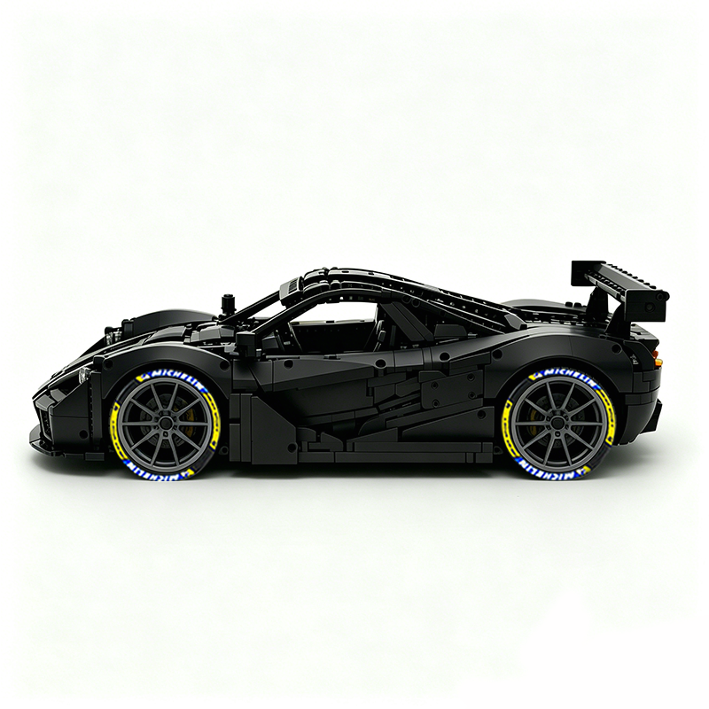 MOC-202525 1:8 Sports Car McLaren F1 GTR Concept Building Block Set 3473pcs Collectible Model Kit with Custom Wheels