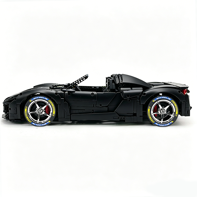 MOC-159171 1:8 Sports Car Porsche 918 Building Block Set 2266pcs Collectible Model Kit with Custom Wheels