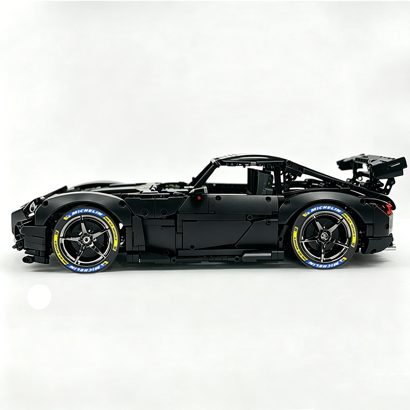 MOC-73939 1:8 Sports Car AMG GT R Black Series Building Block Set 2456 pcs Collectible Model Kit with Custom Wheels
