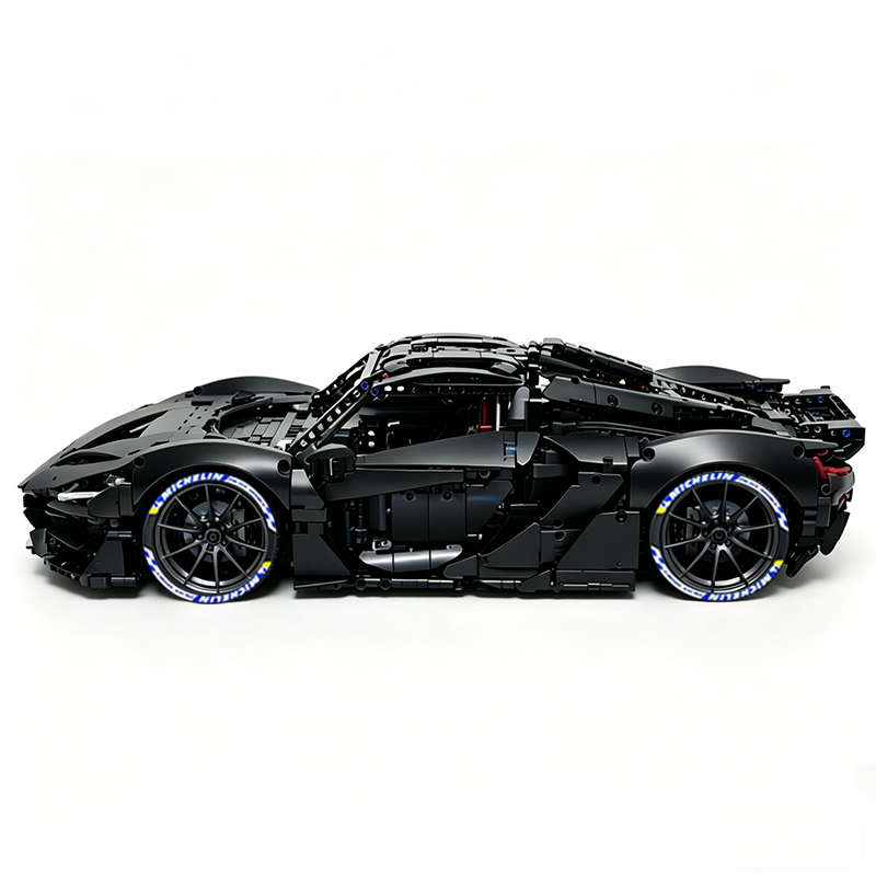 MOC-222472 1:8 Sports Car McLaren W1 Building Block Set 3442pcs Collectible Model Kit with Custom Wheels