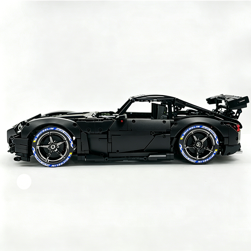 MOC-73939 1:8 Sports Car AMG GT R Black Series Building Block Set 2456 pcs Collectible Model Kit with Custom Wheels