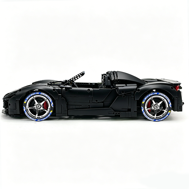MOC-159171 1:8 Sports Car Porsche 918 Building Block Set 2266pcs Collectible Model Kit with Custom Wheels