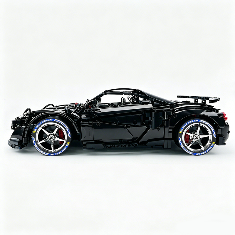 MOC-190653 1:8 Sports Car McLaren 600LT Building Block Set 2688pcs Collectible Model Kit with Custom Wheels