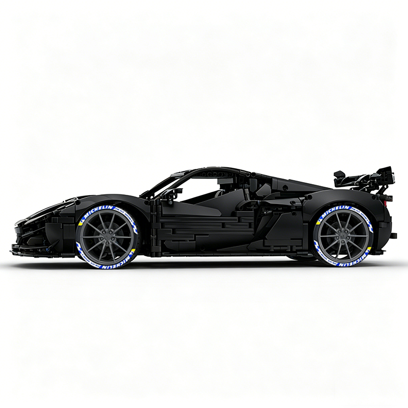 MOC-216686 1:8 Sports Car Corvette ZR1 2025 Building Block Set 3646pcs Collectible Model Kit with Custom Wheels
