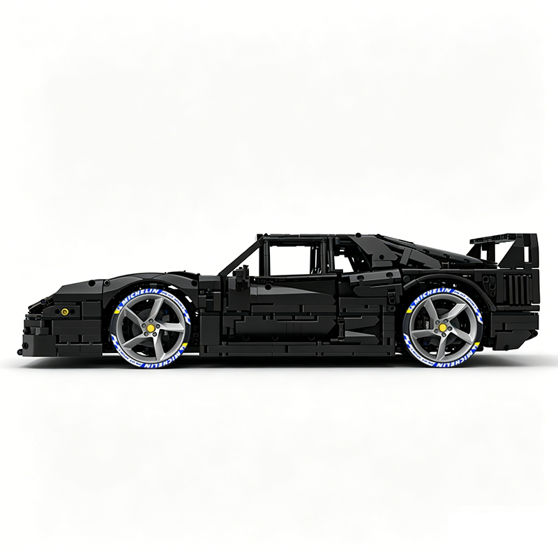 MOC-140404 1:8 Sports Car Ferrarі F40 Building Block Set 3603pcs Collectible Model Kit with Custom Wheels