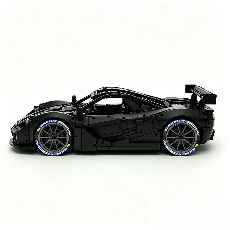MOC-202525 1:8 Sports Car McLaren F1 GTR Concept Building Block Set 3473pcs Collectible Model Kit with Custom Wheels