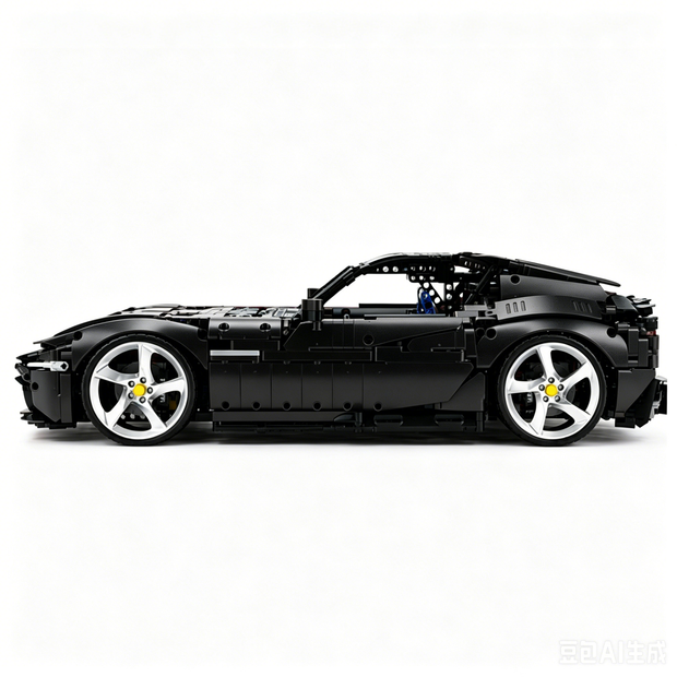 MOC-191495 1:8 Sports Car Ferrari 12Cilindri Building Block Set 3215 pcs Collectible Model Kit with Custom Wheels