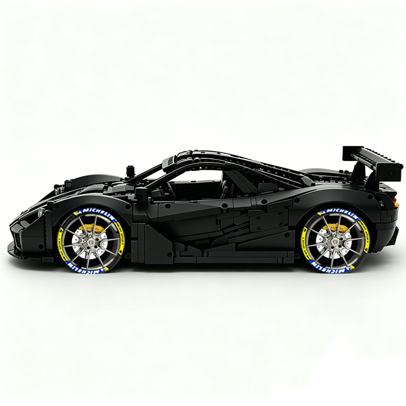 MOC-202525 1:8 Sports Car McLaren F1 GTR Concept Building Block Set 3473pcs Collectible Model Kit with Custom Wheels