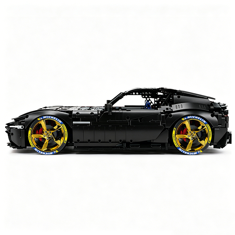 MOC-191495 1:8 Sports Car Ferrari 12Cilindri Building Block Set 3215 pcs Collectible Model Kit with Custom Wheels