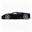 MOC-194680 1:8 Sports Car Ferrari LaFerrari Building Block Set 3636pcs Collectible Model Kit with Custom Wheels