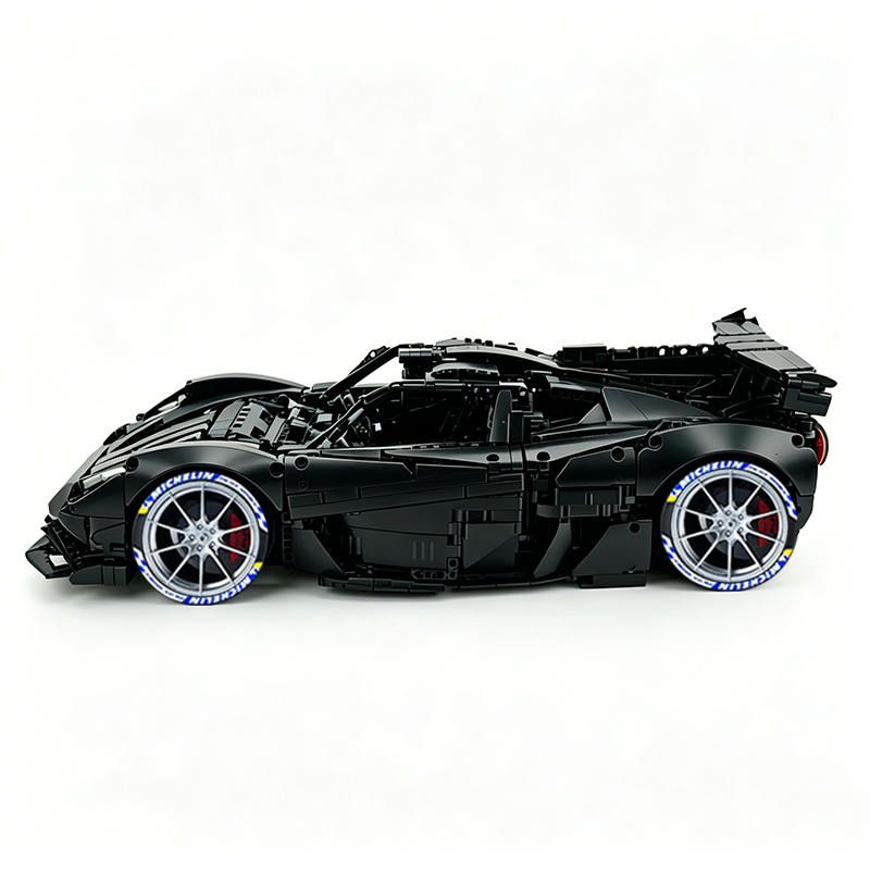 MOC-215951 1:8 Sports Car Gordon Murray Automotive T.50s Building Block Set 3427pcs Collectible Model Kit with Custom Wheels