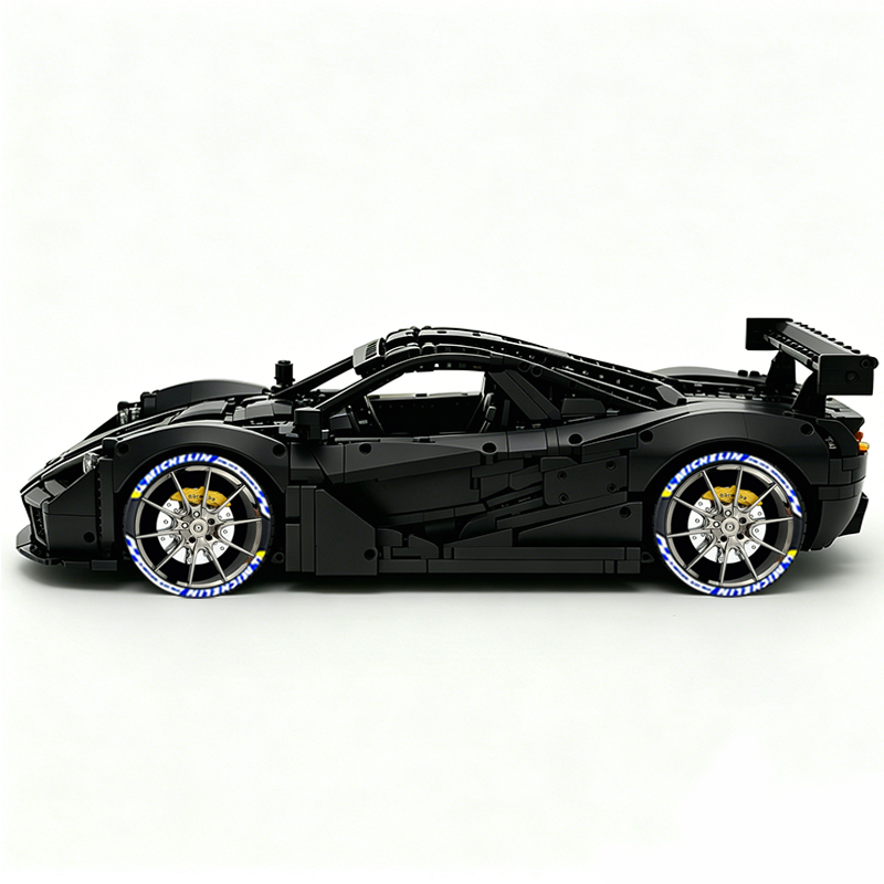 MOC-202525 1:8 Sports Car McLaren F1 GTR Concept Building Block Set 3473pcs Collectible Model Kit with Custom Wheels