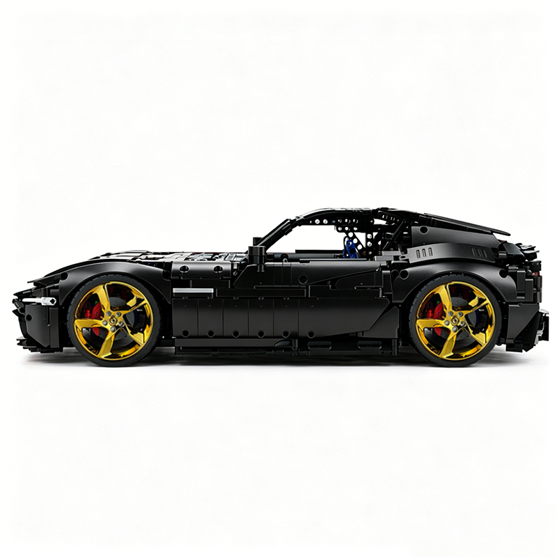 MOC-191495 1:8 Sports Car Ferrari 12Cilindri Building Block Set 3215 pcs Collectible Model Kit with Custom Wheels