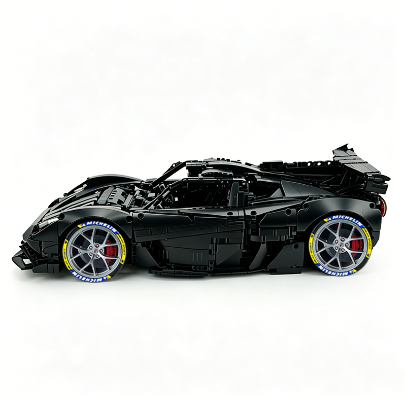 MOC-215951 1:8 Sports Car Gordon Murray Automotive T.50s Building Block Set 3427pcs Collectible Model Kit with Custom Wheels