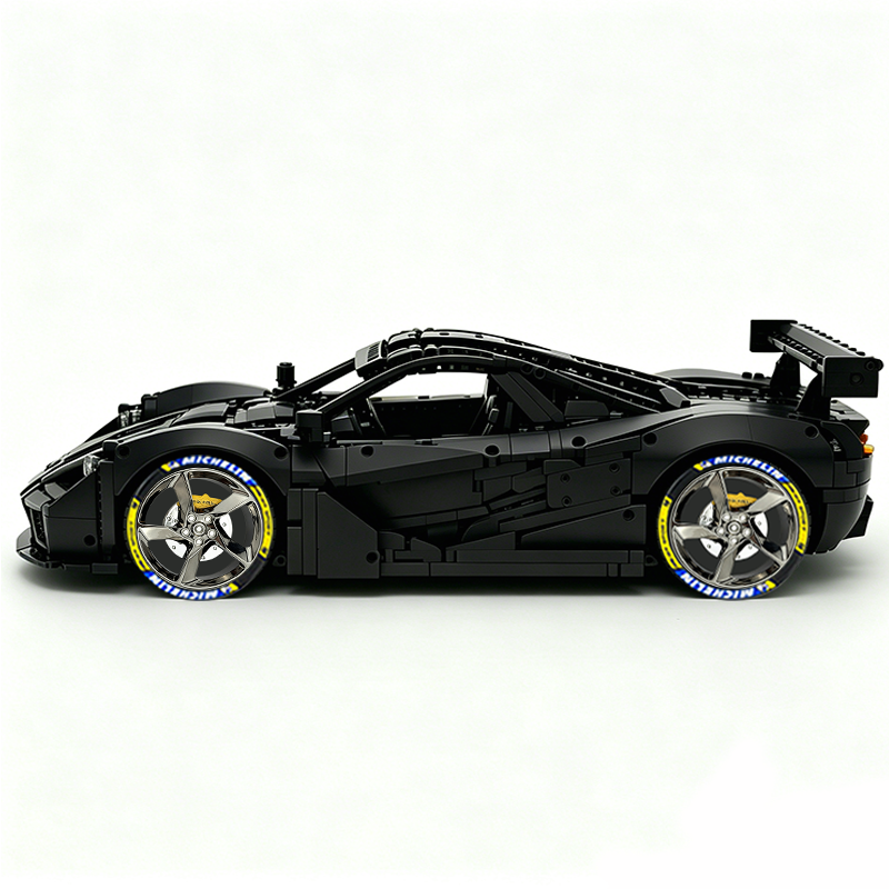 MOC-202525 1:8 Sports Car McLaren F1 GTR Concept Building Block Set 3473pcs Collectible Model Kit with Custom Wheels
