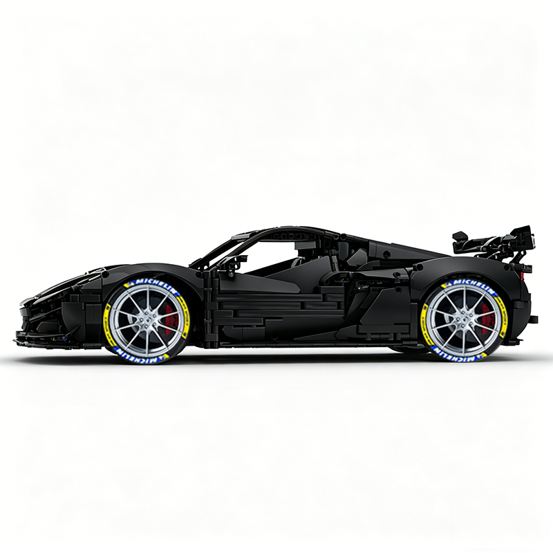MOC-216686 1:8 Sports Car Corvette ZR1 2025 Building Block Set 3646pcs Collectible Model Kit with Custom Wheels