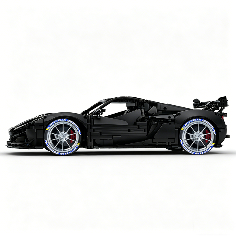 MOC-216686 1:8 Sports Car Corvette ZR1 2025 Building Block Set 3646pcs Collectible Model Kit with Custom Wheels