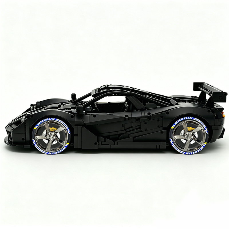MOC-202525 1:8 Sports Car McLaren F1 GTR Concept Building Block Set 3473pcs Collectible Model Kit with Custom Wheels